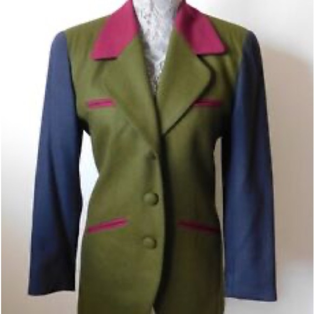 Vintage Colorblock Blazer